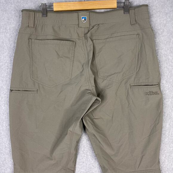 KUHL Pants Mens 33x34 (37x28.5) Deceptr Hiking Pant Burnt Olive - Picture 6 of 11
